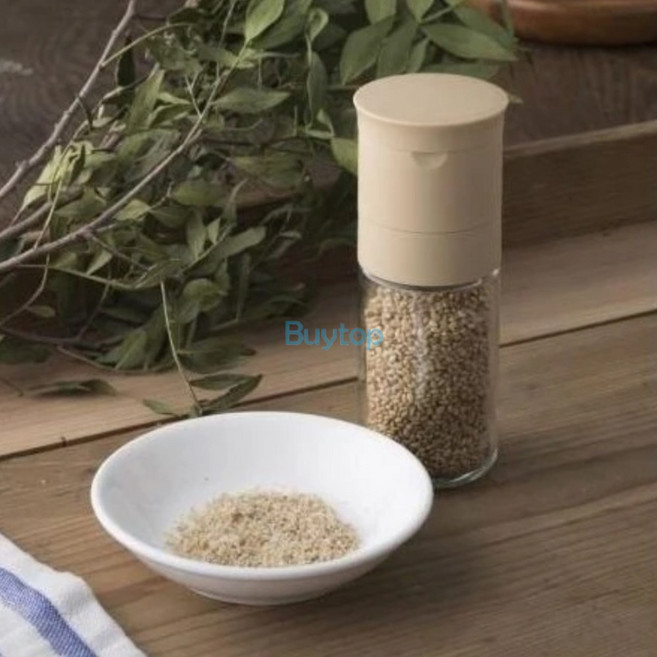 카이 일본 깨갈이 가루 분쇄기 참깨 통깨 세라믹 그라인더, 1개, 55ml