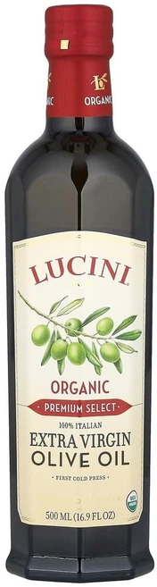 Lucini Premium Select 유기농 엑스트라 버진 올리브 오일 500ml(16.9fl oz) 1팩, 500ml, 1개 - 쿠팡
