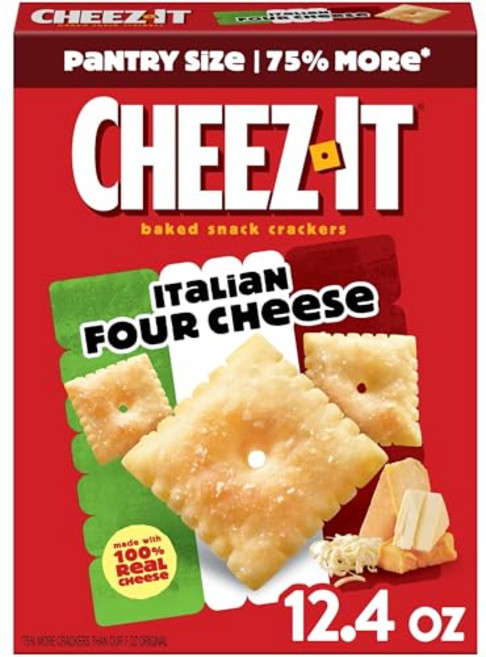 치즈잇 치즈 크래커 구운 스낵 크래커 사무실 및 어린이 Cheez-It Cheese Crackers Baked Snack Crackers Office and s Snack, 1개