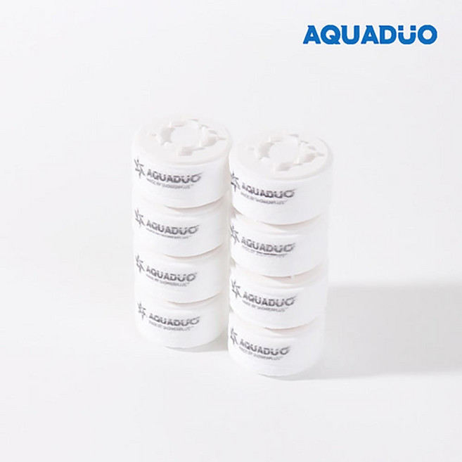 아쿠아듀오 SF-1000 싱크대 플렉시블 코브라형 녹물필터 8개 SET, 1세트