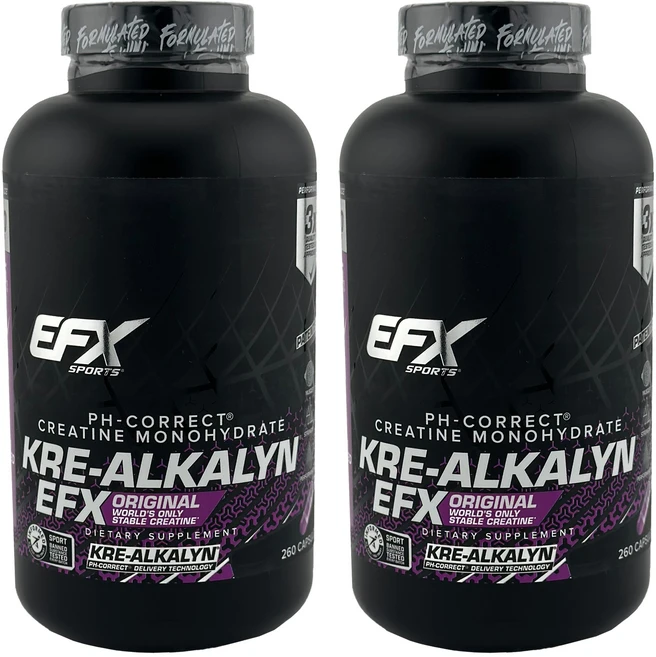 올아메리칸이에프엑스 PH-코렉트 크레아틴 모노하이드레이트 크레-알카린 캡슐, 240정, 2개 - 쿠팡