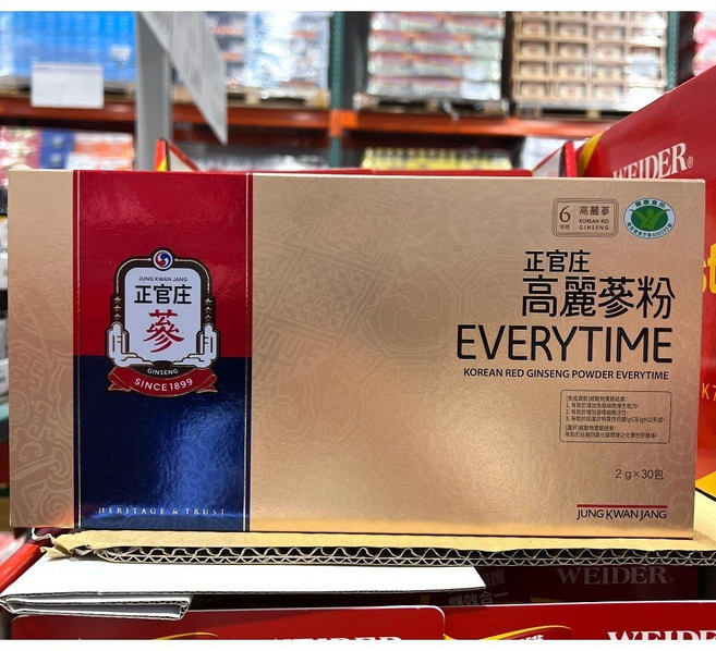 正官庄 高麗蔘粉EVERYTIME, 2g, 30個