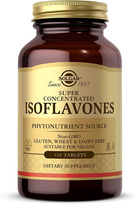 Solgar Store 솔가 Non-GMO 소이 대두 이소플라본 효능 38mg (120 정), 120정, 1개