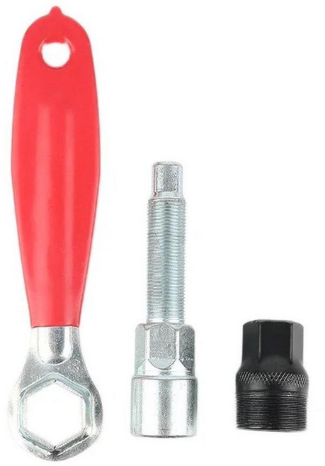 자전거 크랭크셋 크랭크 풀러 수리 렌치 추출기 서비스 리무버 핸드 스패너 사이클링 제거 도구, 1. 1 set, 1개