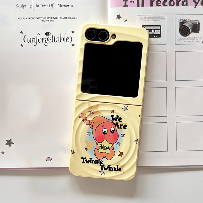 아펙시움 핸드폰케이스 갤럭시 z플립5 z플립6 z플립7 맥세이프 낙상 방지 케이스 별이