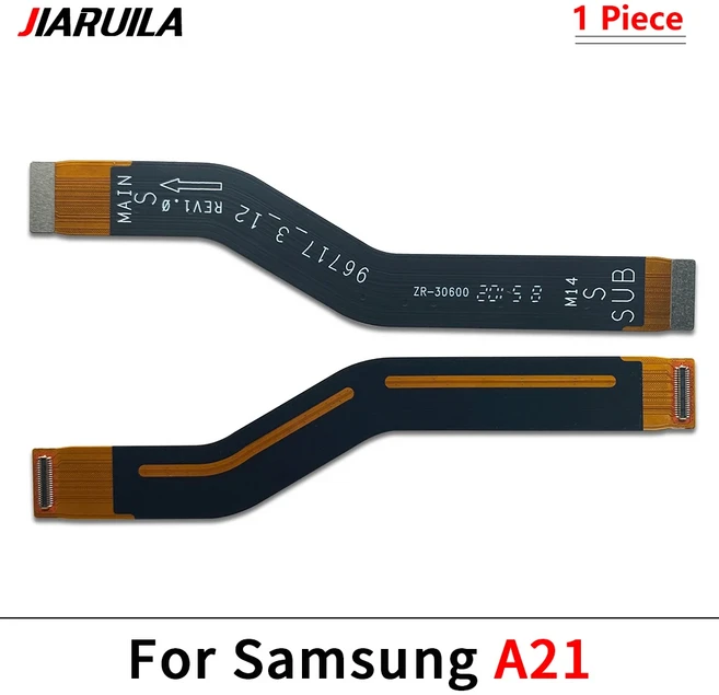 삼성 호환 A21S A31 A41 A51 A70 A71 USB 충전 포트 마이크 커넥터 메인 마더 보드 LCD 플렉스 케이블 교체, 12 A21 Main Flex