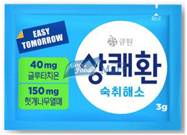 큐원 컨디션 회복 상쾌한 숙취 해소제, 3g, 100개