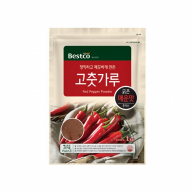 베스트코 고춧가루(굵은 매운맛) BOX, 10개, 1kg