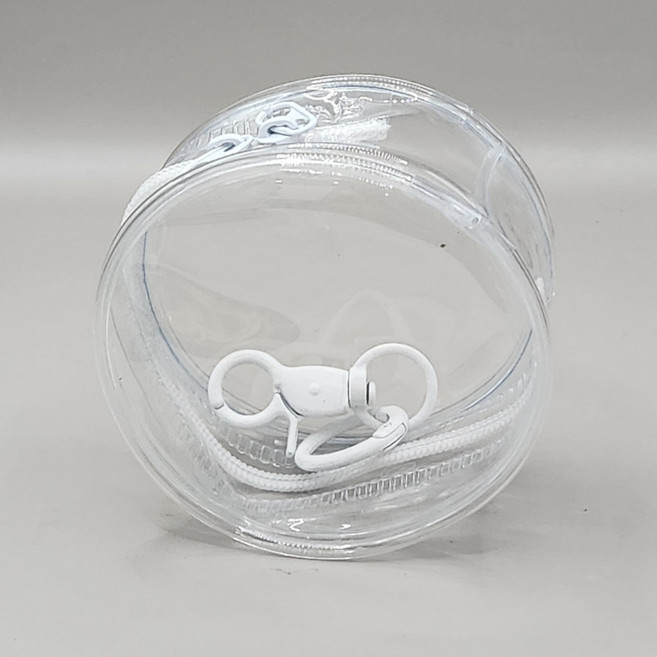 PVC 투명 인형 키링 말랑 파우치 미니, 1개