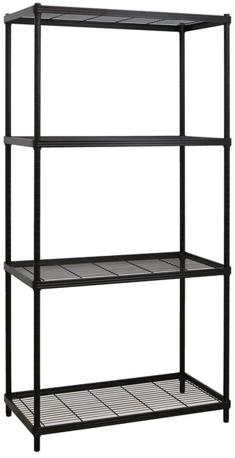 品樂生活 45X90CM厚鐵框收納架/層架/耐重鐵架, 1個, 45X90CM四層,層架款高度238CM