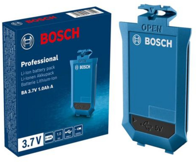 Bosch 레이저 거리 측정기 GLM50-22 GLM50-25 GLM50-27 GLM50-23 충전식 교체 배터리 3.7V 리튬 이온 배터리, 1개