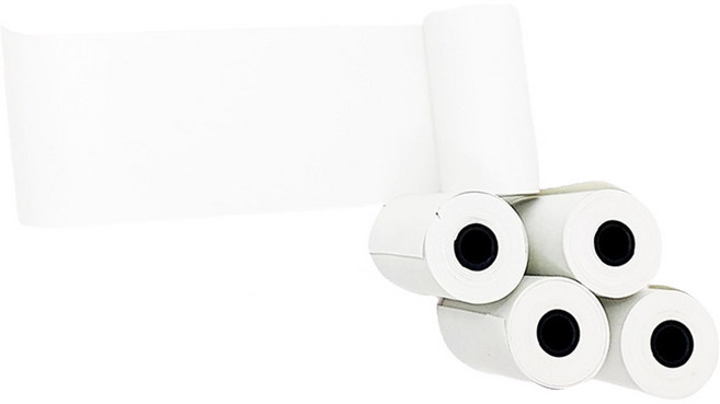 디지몰 한솔그린 포스용지 57X30 10롤 무지 감열지 가정용 혈압계용지 PDA 휴대용단말기용 타코메타용지 BPAFREE