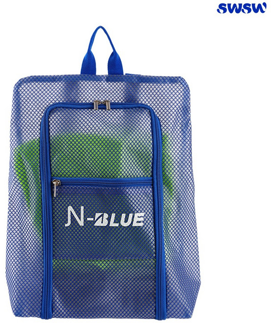 숏핀 오리발 수영 가방, O, 블루