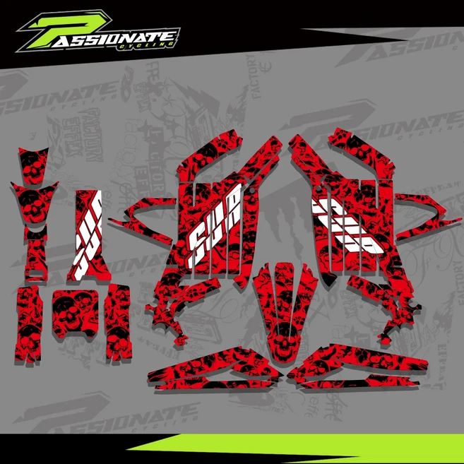 Sur-Ron Light Bee X 2023-2024 오토바이 페어링 그래픽 배경 데칼 스티커 팀 스타일 전기 자전거 사용자, 04 JD0679