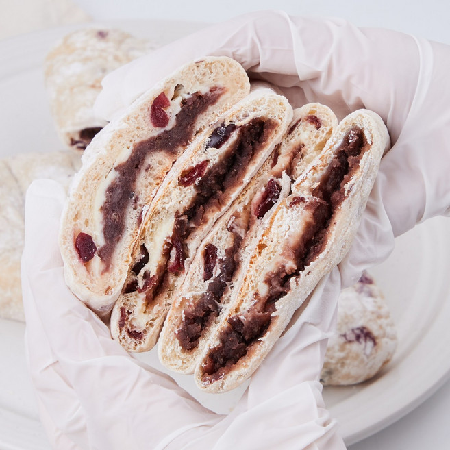 [아델라7] 정성 가득 크림치즈 단팥빵 4개입, 4개, 325g