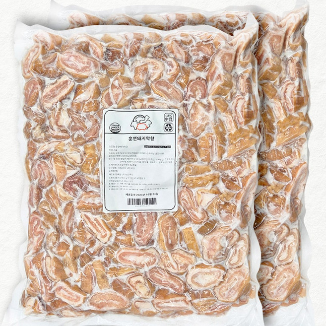 [행사가] 참나무훈연 초벌막창 한입컷팅 (소스포함), 2kg, 1개