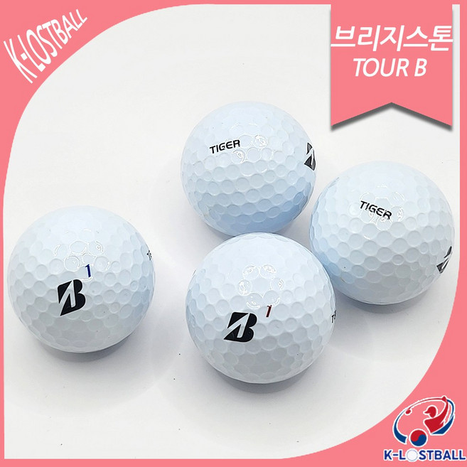 브리지스톤 특A+ 최상급 화이트 로스트볼 20개, 1개입, 1개