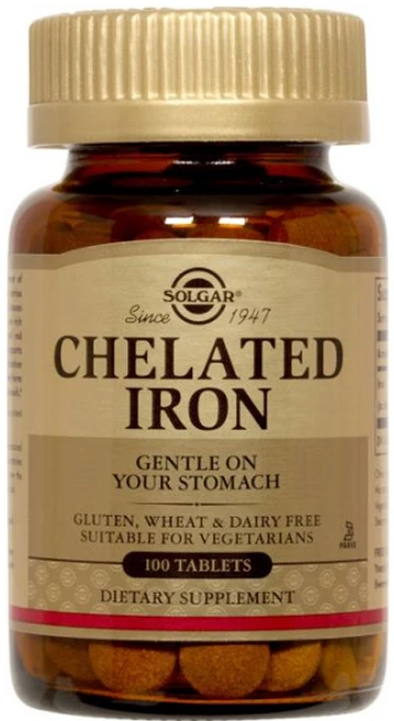 솔가 킬레이트 철분 타블렛, 100정, 1개 - 쿠팡