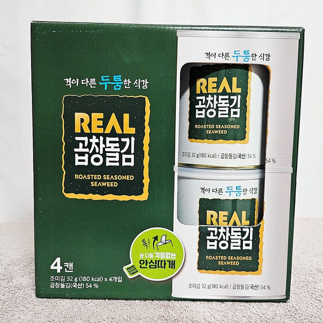 .REAL 곱창돌김, 1세트, 128g