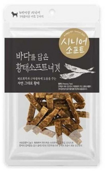 시니어소프트 황태소프트너겟 80g 강아지간식, 시니어소프트 건강함을 담은 황태소프트너겟80g, 100g, 1개