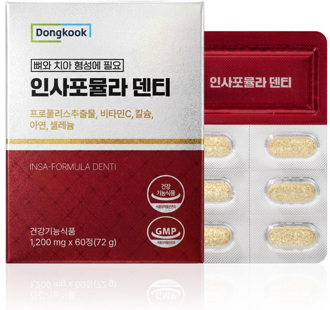 동국 인사포뮬라 덴티, 1개, 60정