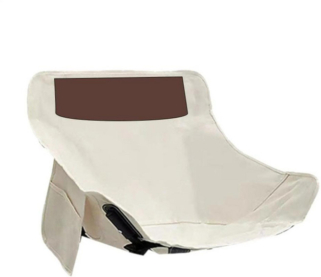 캠핑 의자 커버 교체 라운지 수리 천 옥스포드 천 문 의자 시트 커버 피크닉 뒷마당 잔디 파티오 야외용, [01] Low Back White, 1개, 낮은 백인