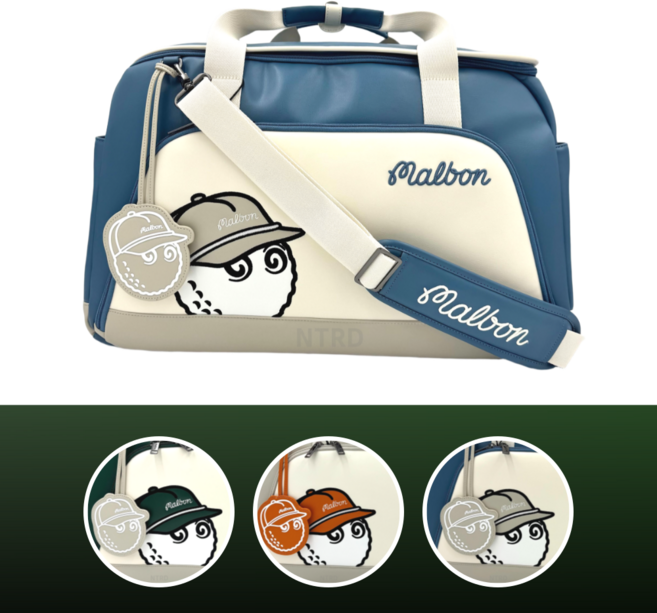 말본 골프 가방 시그니처 보스턴백, 03.블루