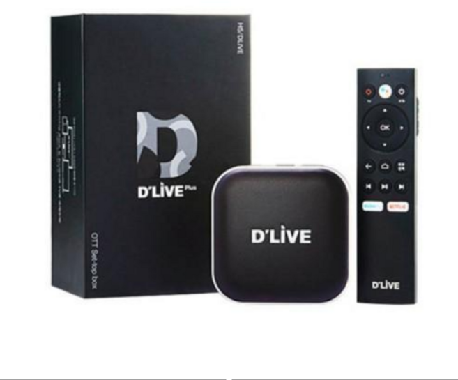 딜라이브 H5 UHD OTT 안드로이드 셋탑박스 크롬캐스트 딜라이브 H3 H5 DLIVE 셋톱박스 미러링 넷플릭스 유튜브 왓챠 디즈니플러스 캠핑용 숙박업소, 1개