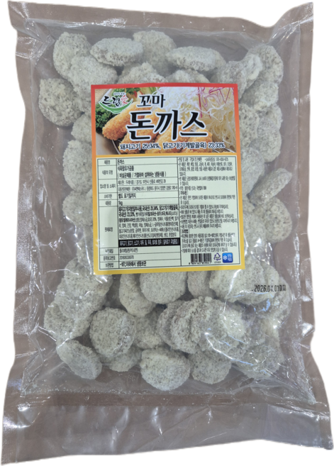 씨밀레 드림애 냉동 꼬마돈까스 1kg, 2개