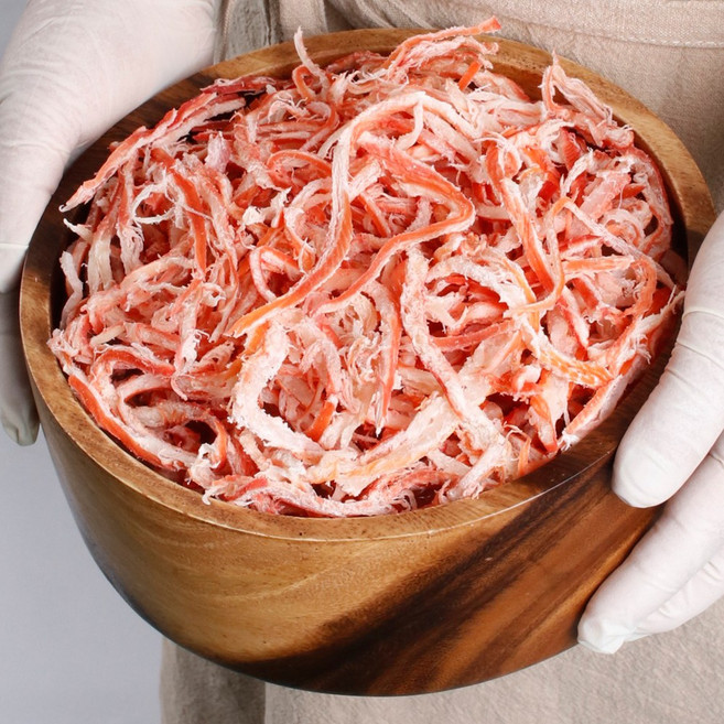 [백송식품] 국내가공 부드럽고 담백한 홍진미채 1kg 영양반찬, 1개