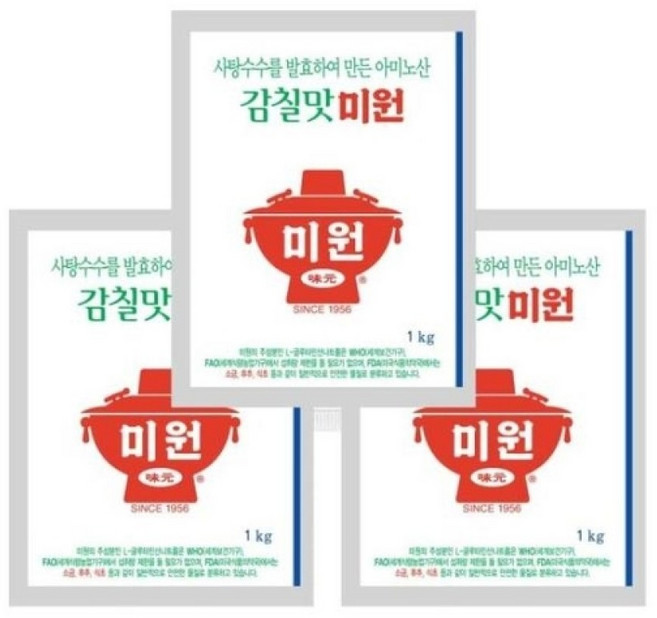 대상 감칠맛 미원 3개, 1kg