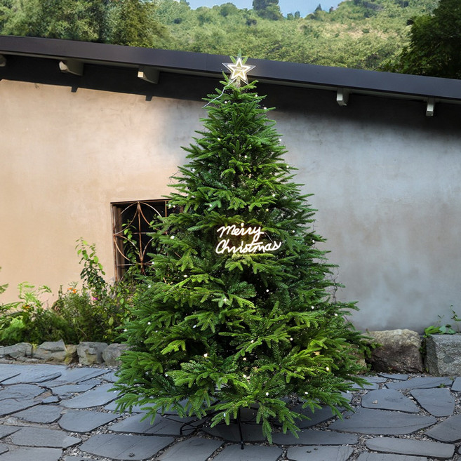 DS리빙 리얼 프리미엄 크리스마스 대형 무장식 PE트리, 180cm