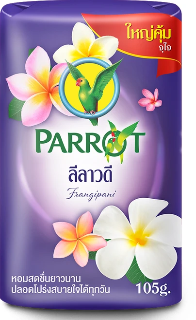 패롯 보타니칼스 비누 프랜지패니 태국 솝 정식수입 PARROT SOAP FRANGIPANI, 1개입, 105g - 쿠팡