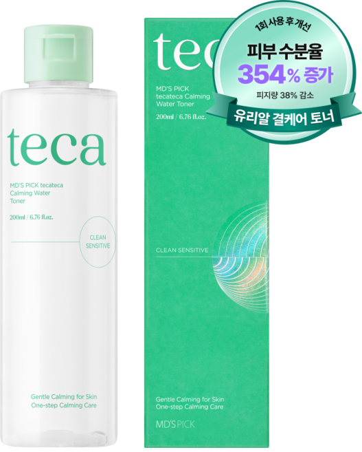 엠디스픽 테카테카 카밍 워터 결케어 시카 진정 토너, 1개, 200ml