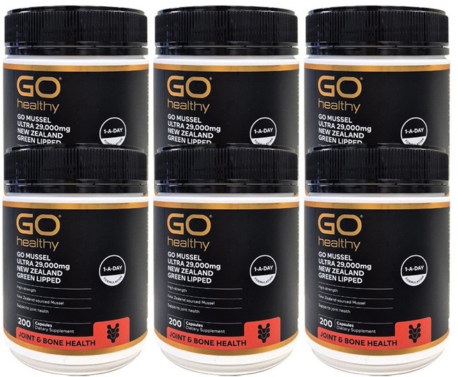 고헬씨 뉴질랜드 고함량 초록입홍합 울트라 29000mg 200캡슐 6개 신제품 그린머슬, 200정