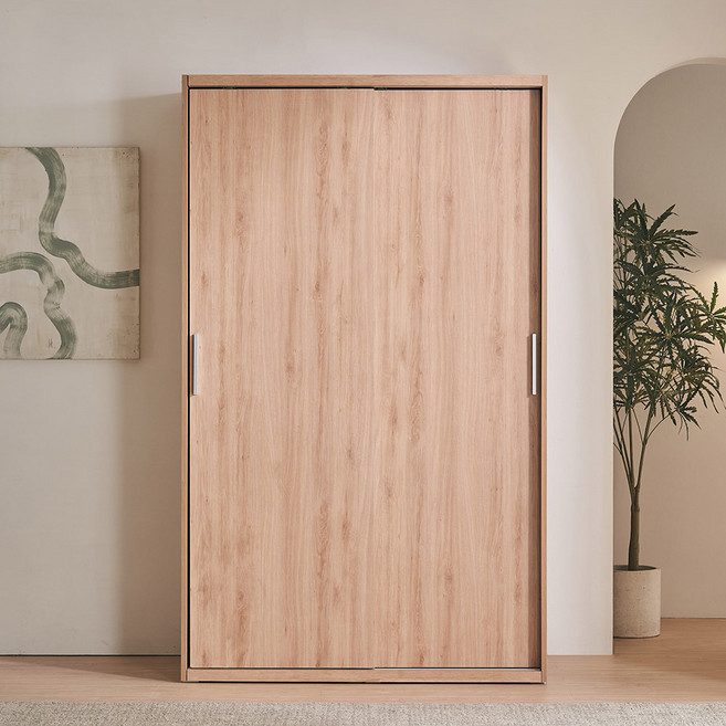 파로마 이즈 데이브 800/1200 슬라이딩 옷장, 내추럴, 02_1200 행거 슬라이딩 옷장 IFO132