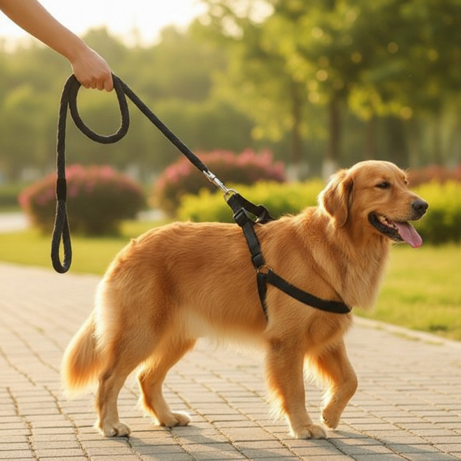 Sinaid 대형견 로프 하네스 반려동물용품