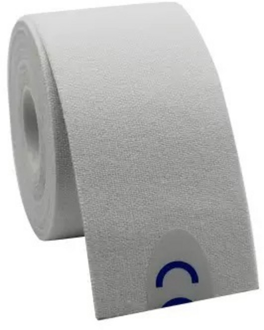 肌貼 肌肉貼 運動膠帶 運動貼布 肌肉貼布 運動繃帶 彈性肌肉貼布 運動防護 5cm x 5M, 1個, 白膚色