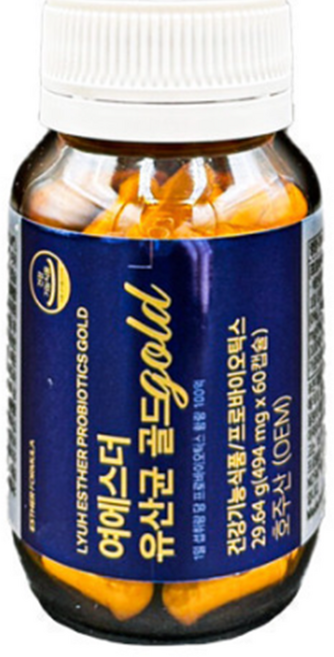 [NEW] 여에스더 유산균 골드 1병, 60정, 6개