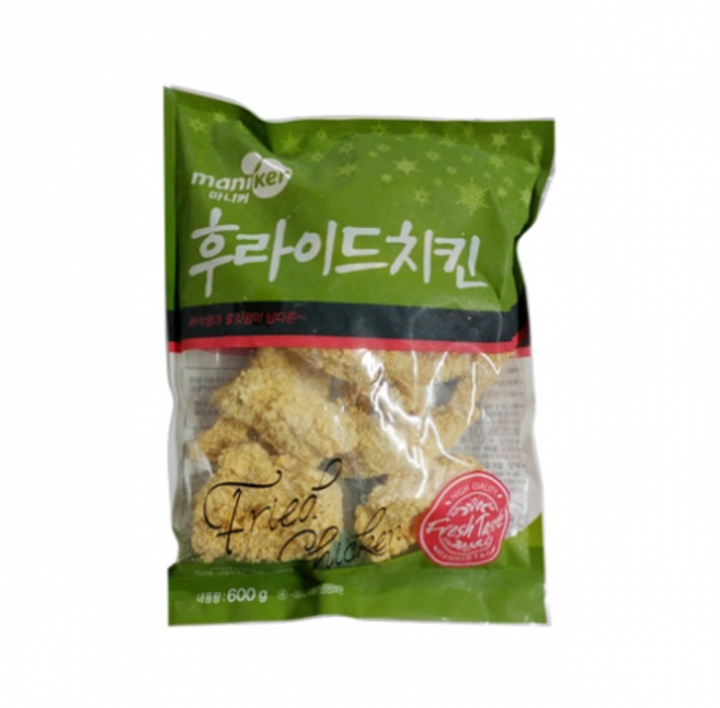 마니커 후라이드치킨, 600g, 16개