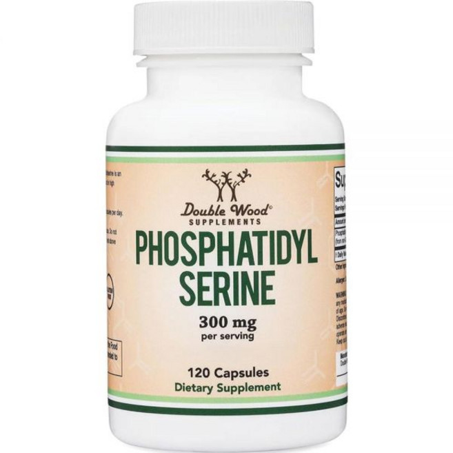 Double Wood Supplements 포스파티딜세린 보충제 300mg 120정, 1