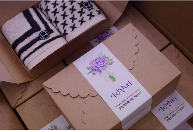 정년퇴직 퇴임답례품 대대장취임식답례품 핸드타월 송월타올 스퀘어엑스2개세트, 회색, 1세트, 회색