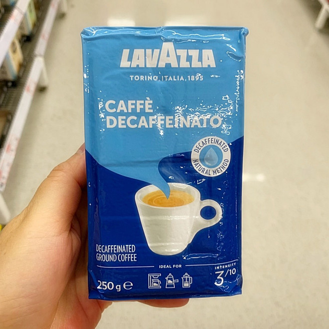 라바짜 디카페인 미디엄 로스트 그라운드 커피 250g Lavazza Decaffeinated Ground Coffee Medium Roast, 1개