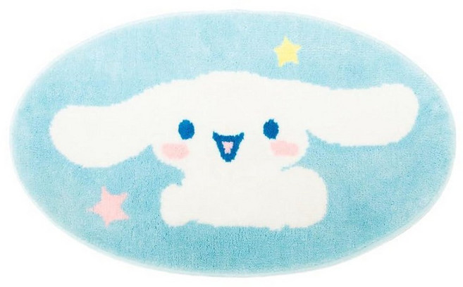 Franco Peppa Pig 100% 면 미끄럼 방지 플러시 욕실 매트, 시나모롤