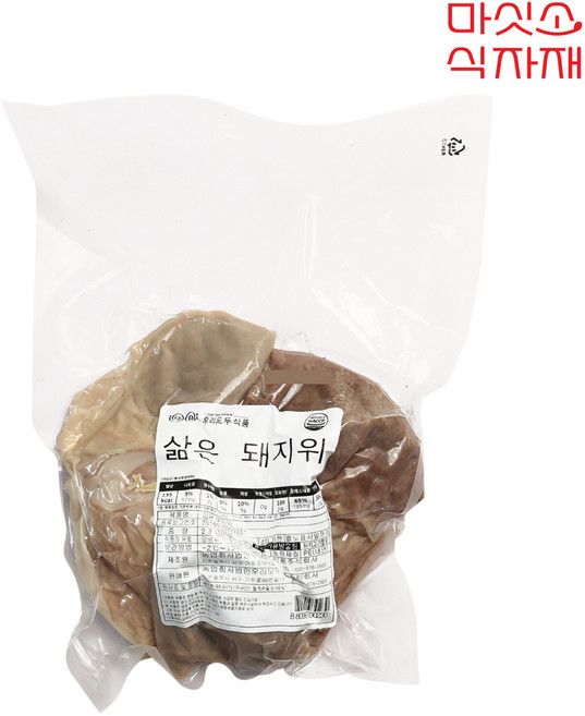 마싯소 국산 돼지위 오소리감투 냉장, 1개, 500g