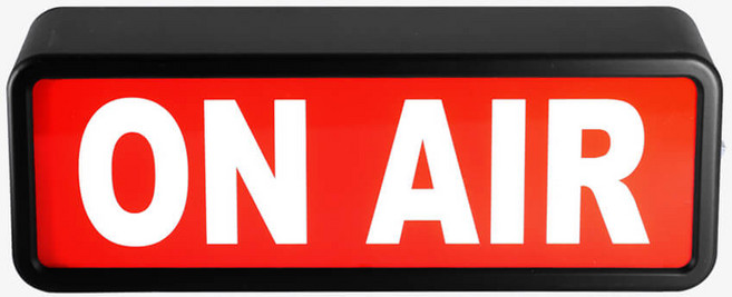 ONAIR 온에어 LED 라이트박스 유튜브 방송 장비 조명 인테리어 소품, 단품