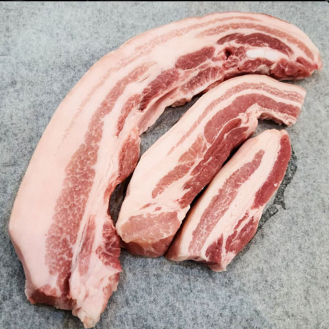 손질 국내산 1등급 삼겹살 냉장 돼지고기 신선한 한돈, 1개, 500g