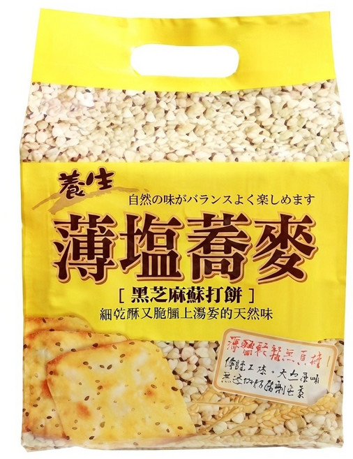 巧益蕎麥蘇打餅, 252g, 1個