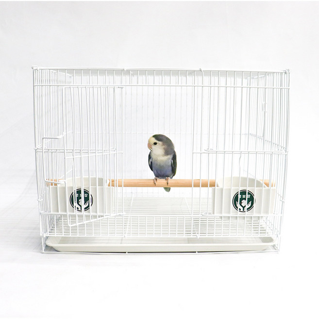 리프패럿 안전 앵보장 400 새장 소형, 화이트, 1개