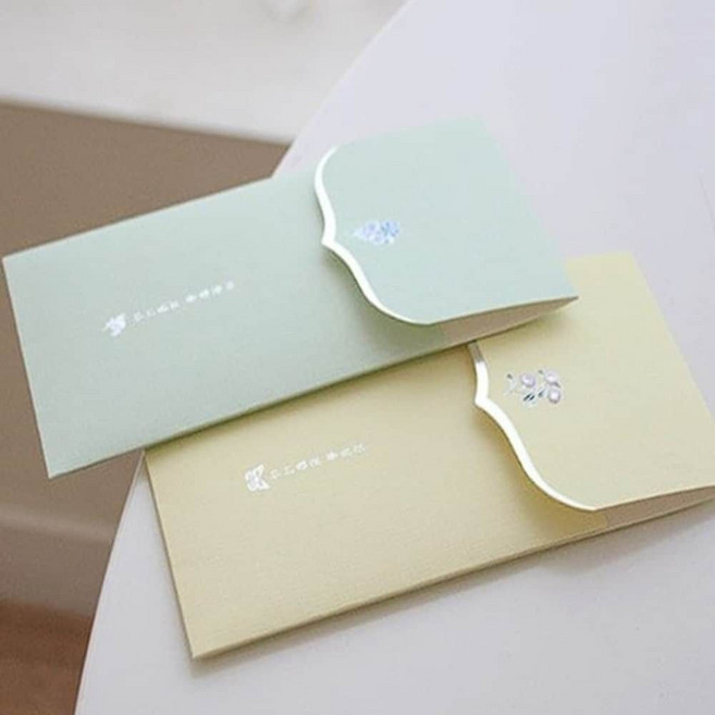 축하봉투 옐로우 세뱃돈 감동연출 신년선물, 1개